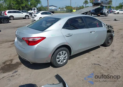 2017 Toyota Corolla L из США, поврежденный, VIN 2T1BURHE2HC791568